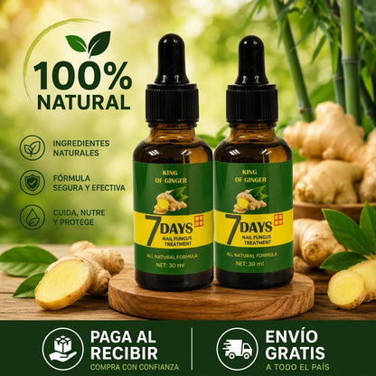 Ginger Shield™ tonico antifúngico uñas