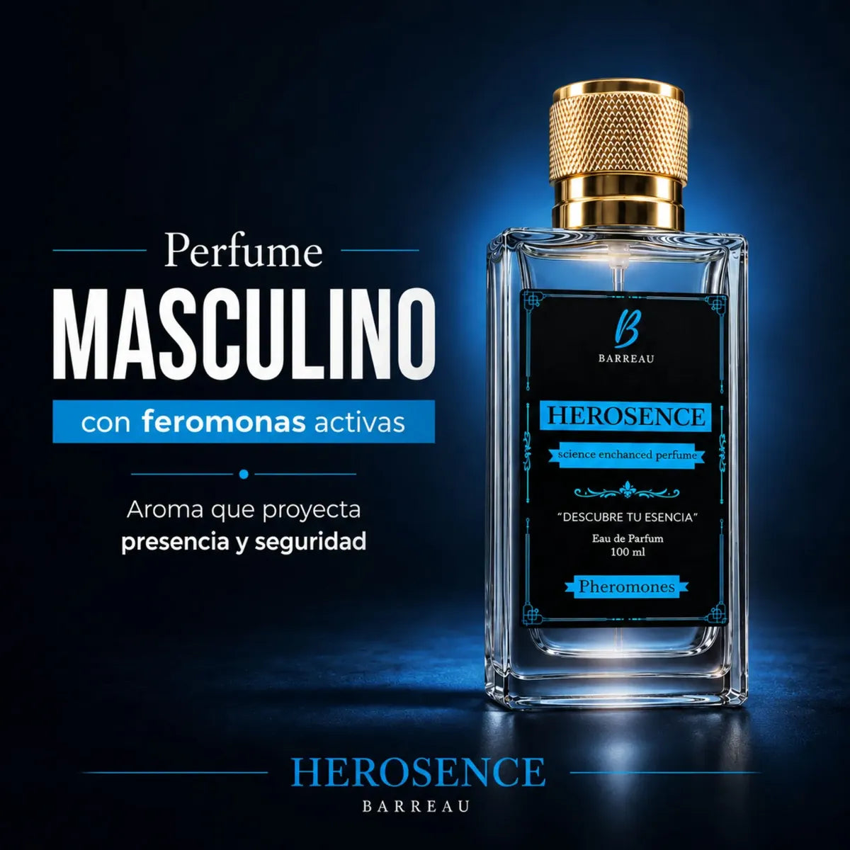 Herosence - Perfume Masculino con Feromonas (100ml)
